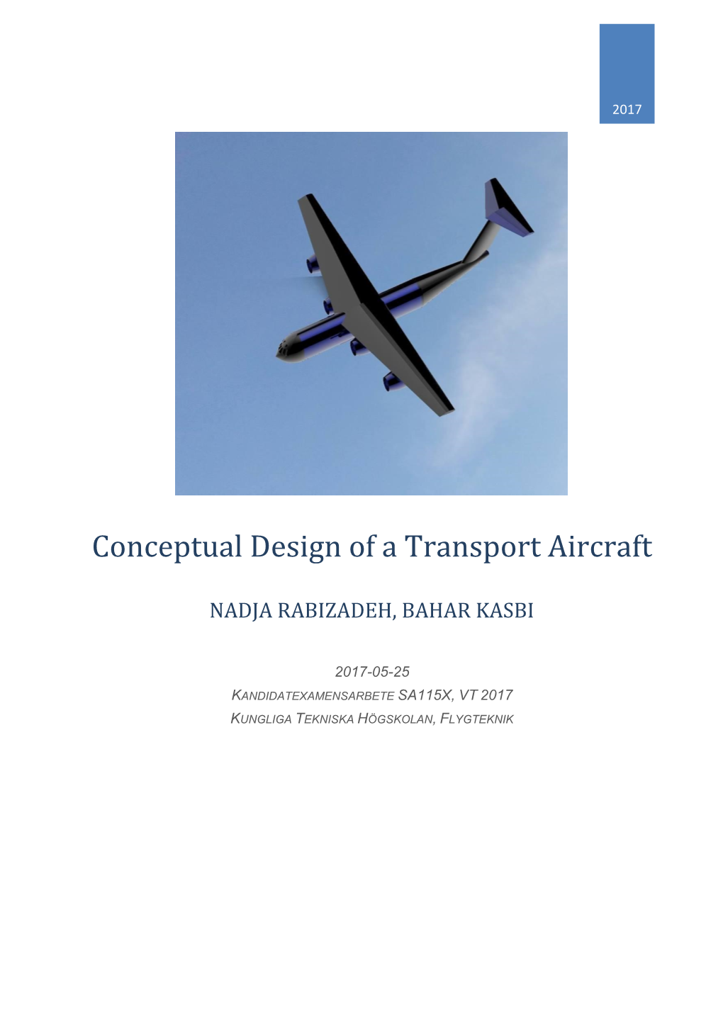 Conceptual Design of a Transport Aircraft