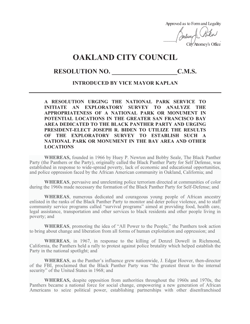 Oakland City Council