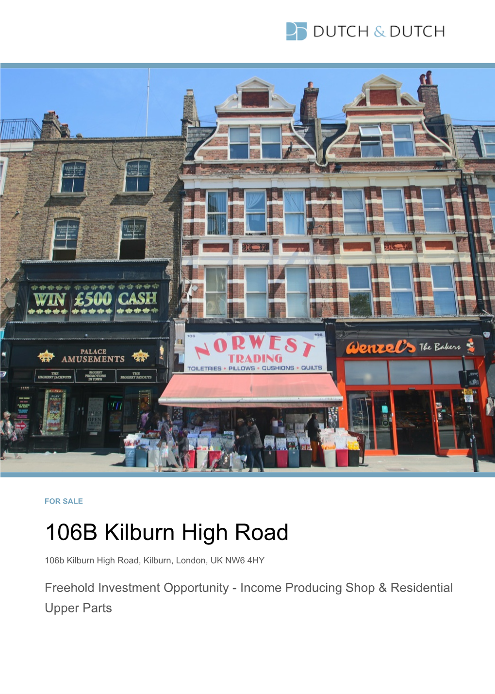 106B Kilburn High Road