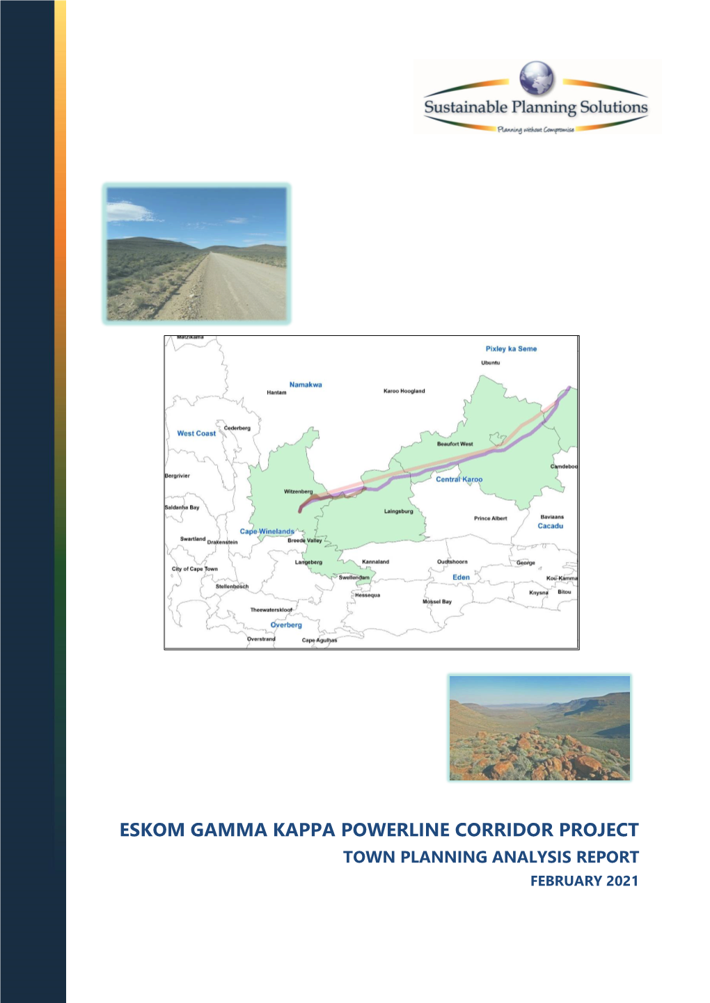 Eskom Gamma Kappa Powerline Corridor Project Town Planning Analysis Report February 2021 Town Planning Analysis Report