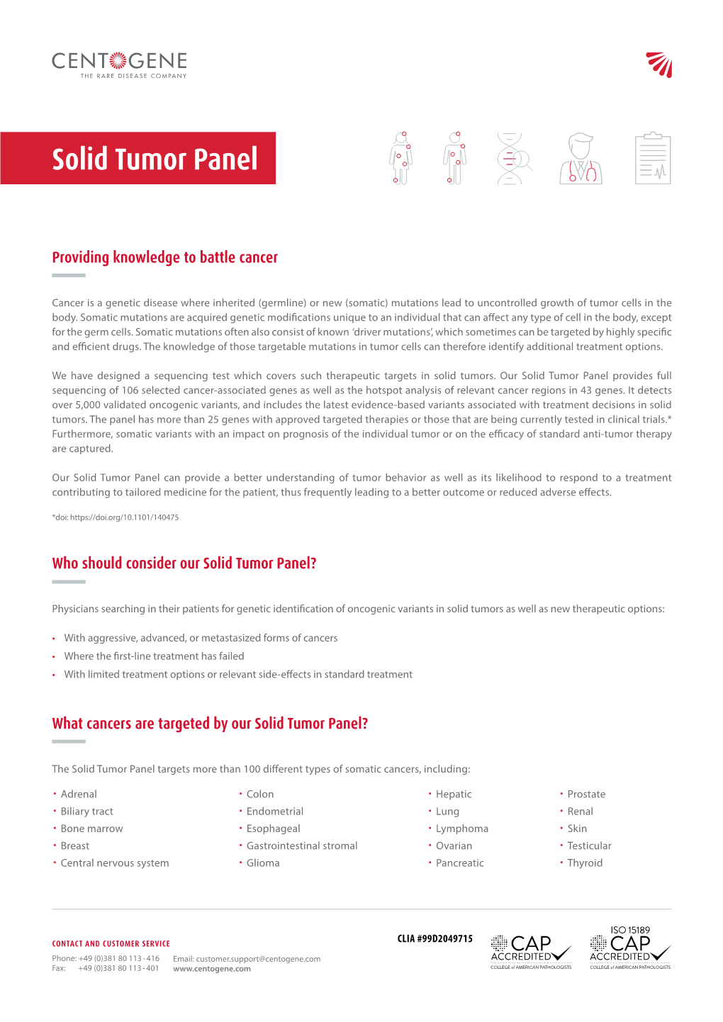 Solid Tumor Panel