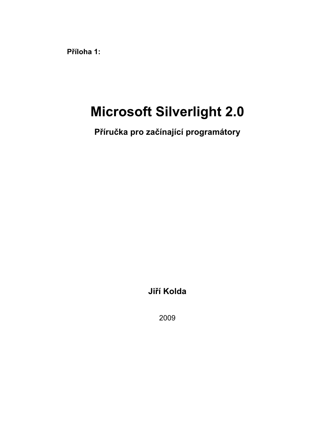 Microsoft Silverlight 2.0