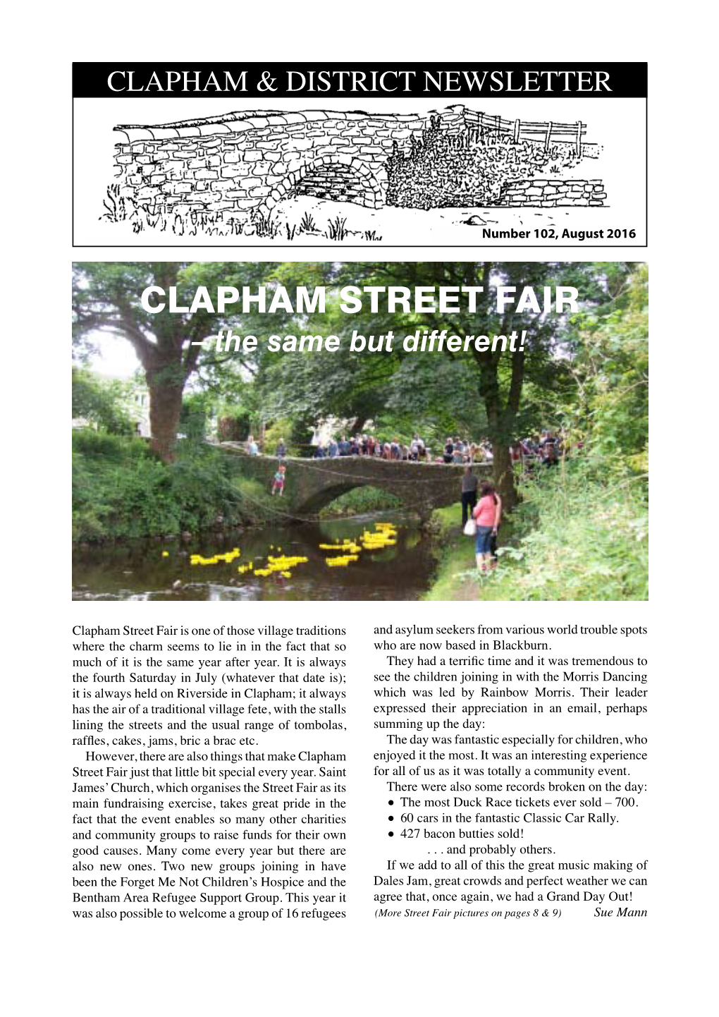 CLAPHAM STREET FAIR – the Same but Different!