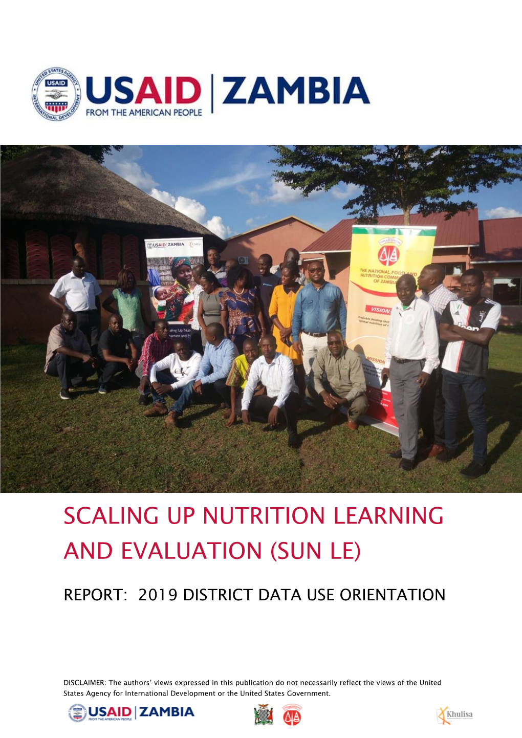 Scaling up Nutrition Learning and Evaluation (Sun Le)