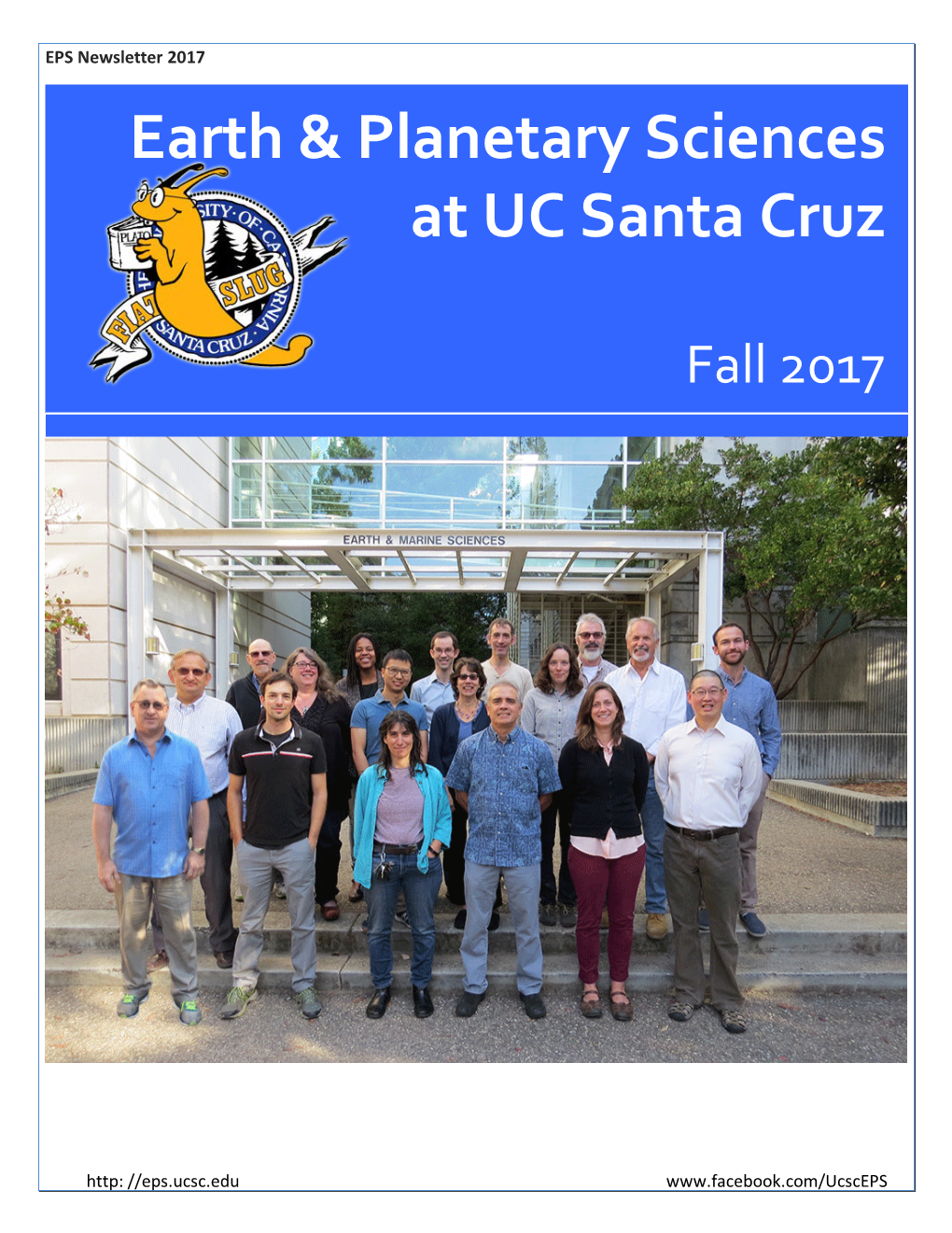 2017 Earth & Planetary Sciences at UC Santa Cruz