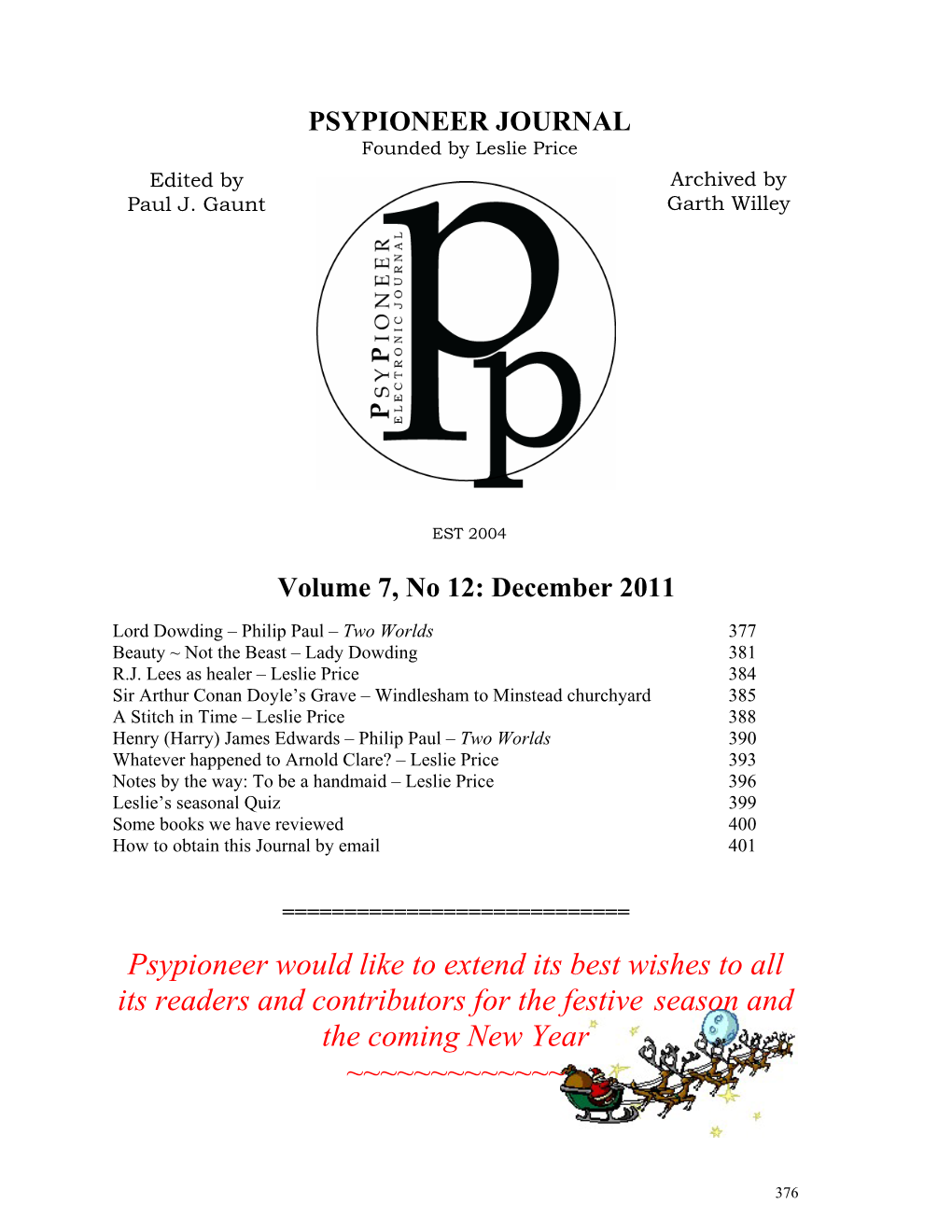 Psypioneer V7 N12 Dec 2011