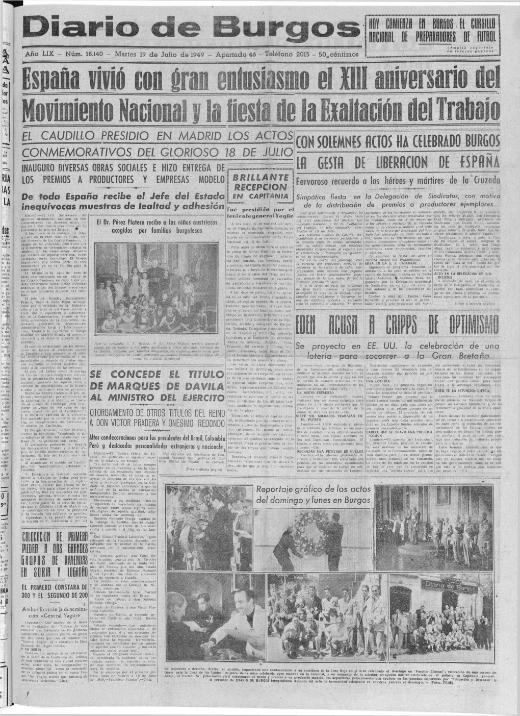 Diario De Burgos 0 R Con Nlasiasmo El El Aniversario