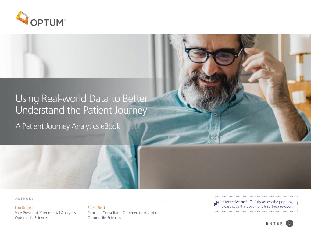 Using Real-World Data to Better Understand the Patient Journey a Patient Journey Analytics Ebook