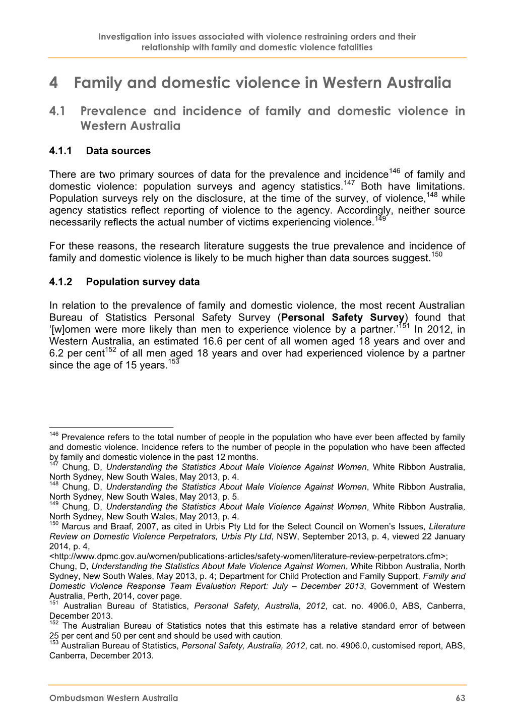 4 Family and Domestic Violence in Western Australia