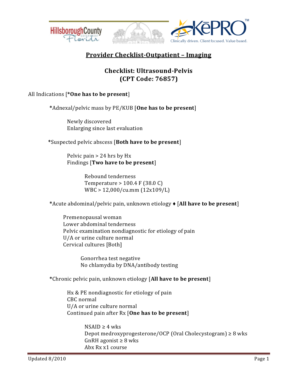 Ultrasound-Pelvis (CPT Code: 76857)