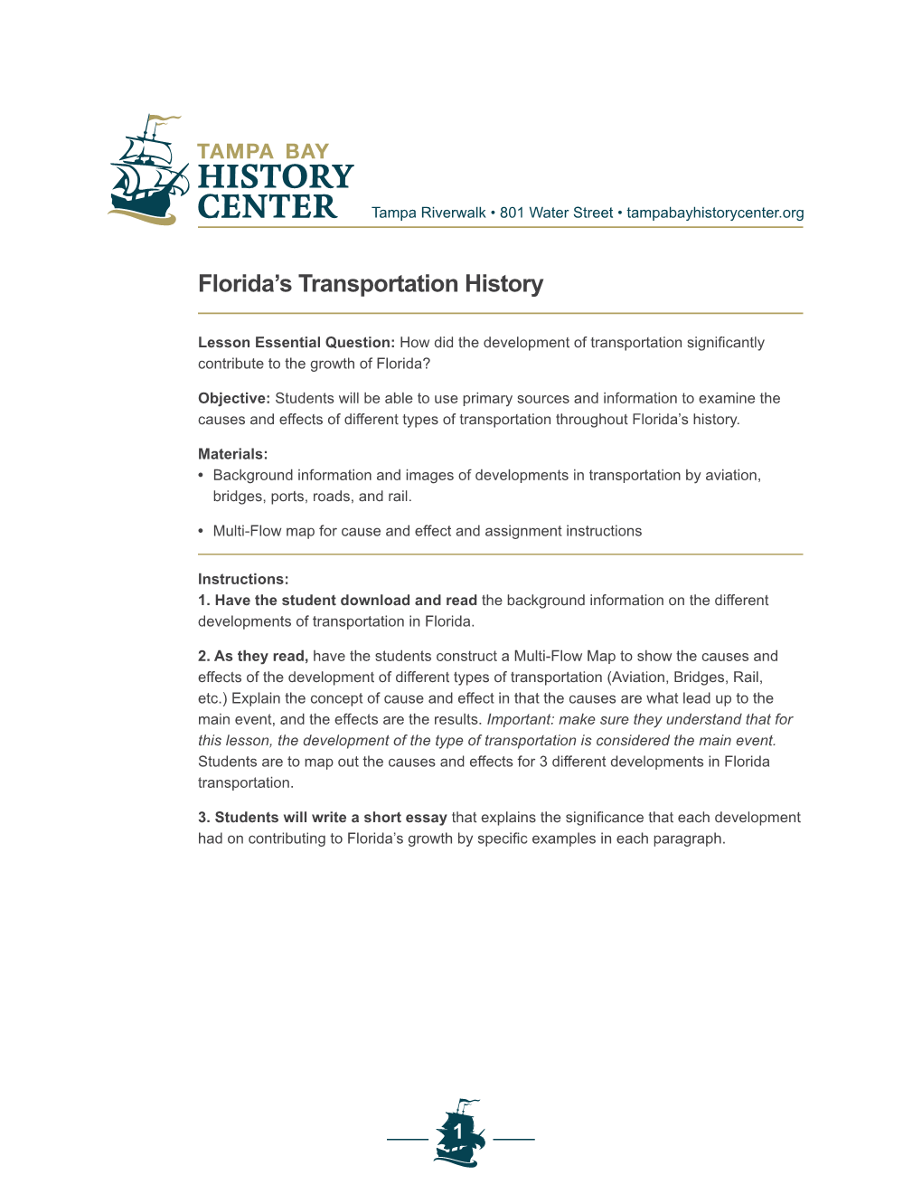 Florida's Transportation History