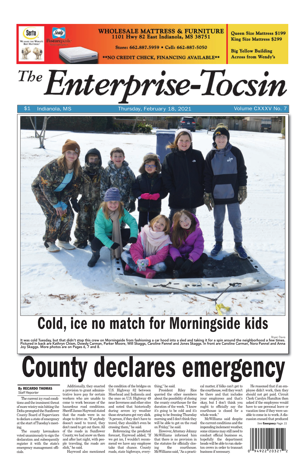 Cold, Ice No Match for Morningside Kids