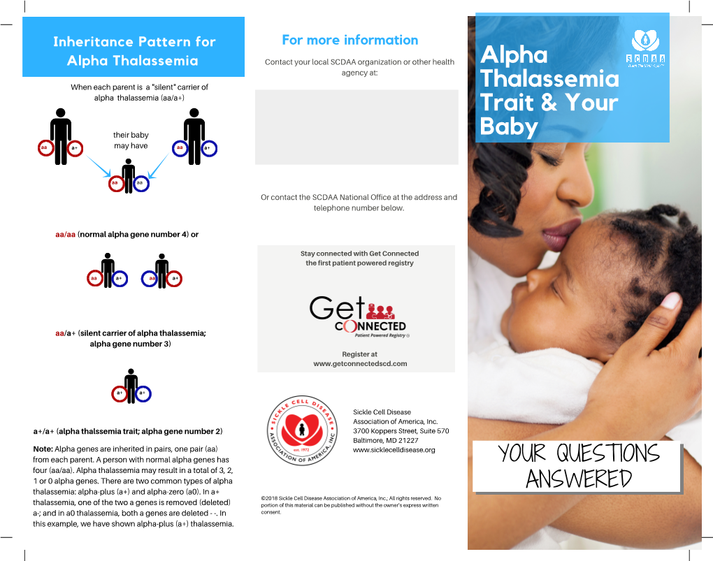 Alpha Thalassemia Trait & Your Baby