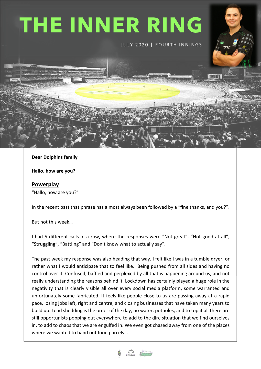 KZN Cricket the Inner Ring 24 July 2020 Fourth