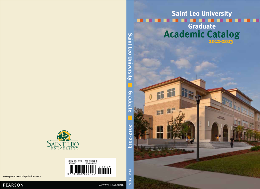 Saint Leo University 2012-2013 Graduate