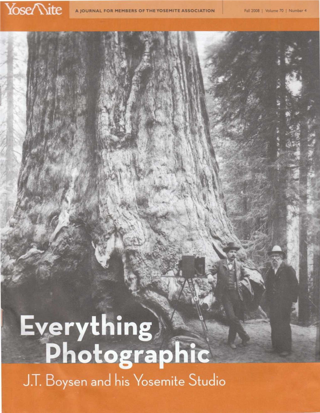 Everything Photographic: J. T. Boysen and His Yosemite Studio