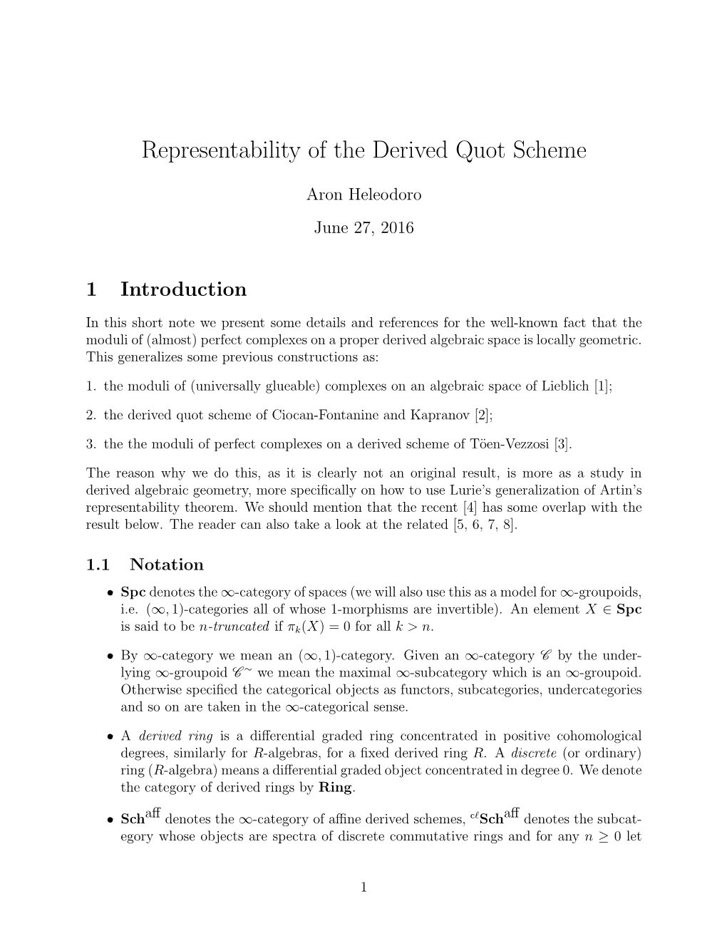 Representability of the Derived Quot Scheme