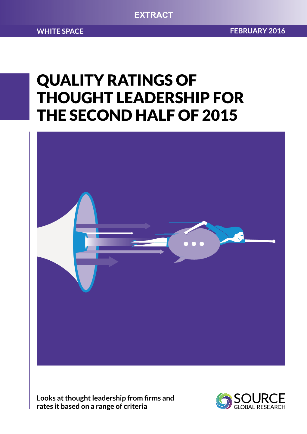 Quality Ratings of Thought Leadership for the Second Half of 2015