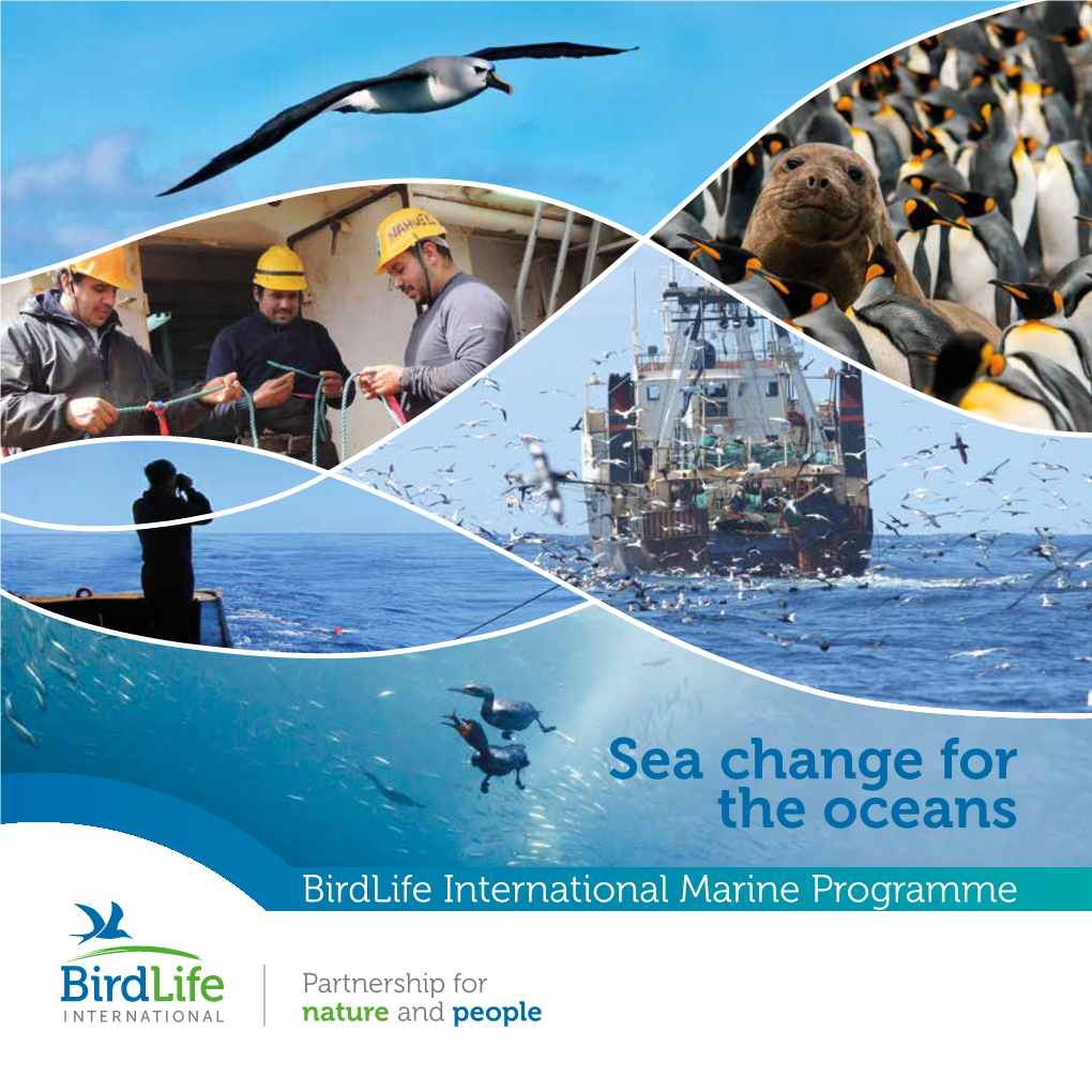 Sea Change for the Oceans Birdlife International Marine Programme