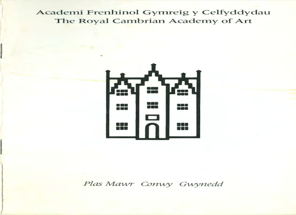 Academi Frenhinol Gymreig Y Celfyddydau the Royal Cambrian Academy of Art