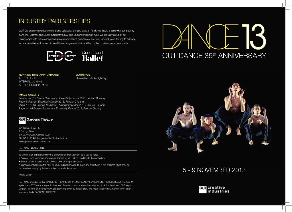 QUT DANCE 35Th ANNIVERSARY