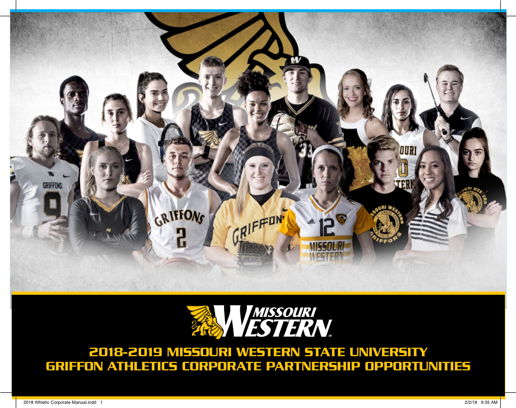 2018-2019 Missouri Western State University Griffon Athletics Corporate Partnership Opportunities