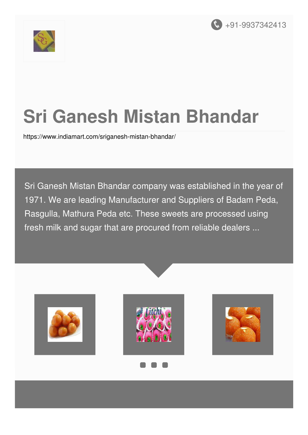 Sri Ganesh Mistan Bhandar