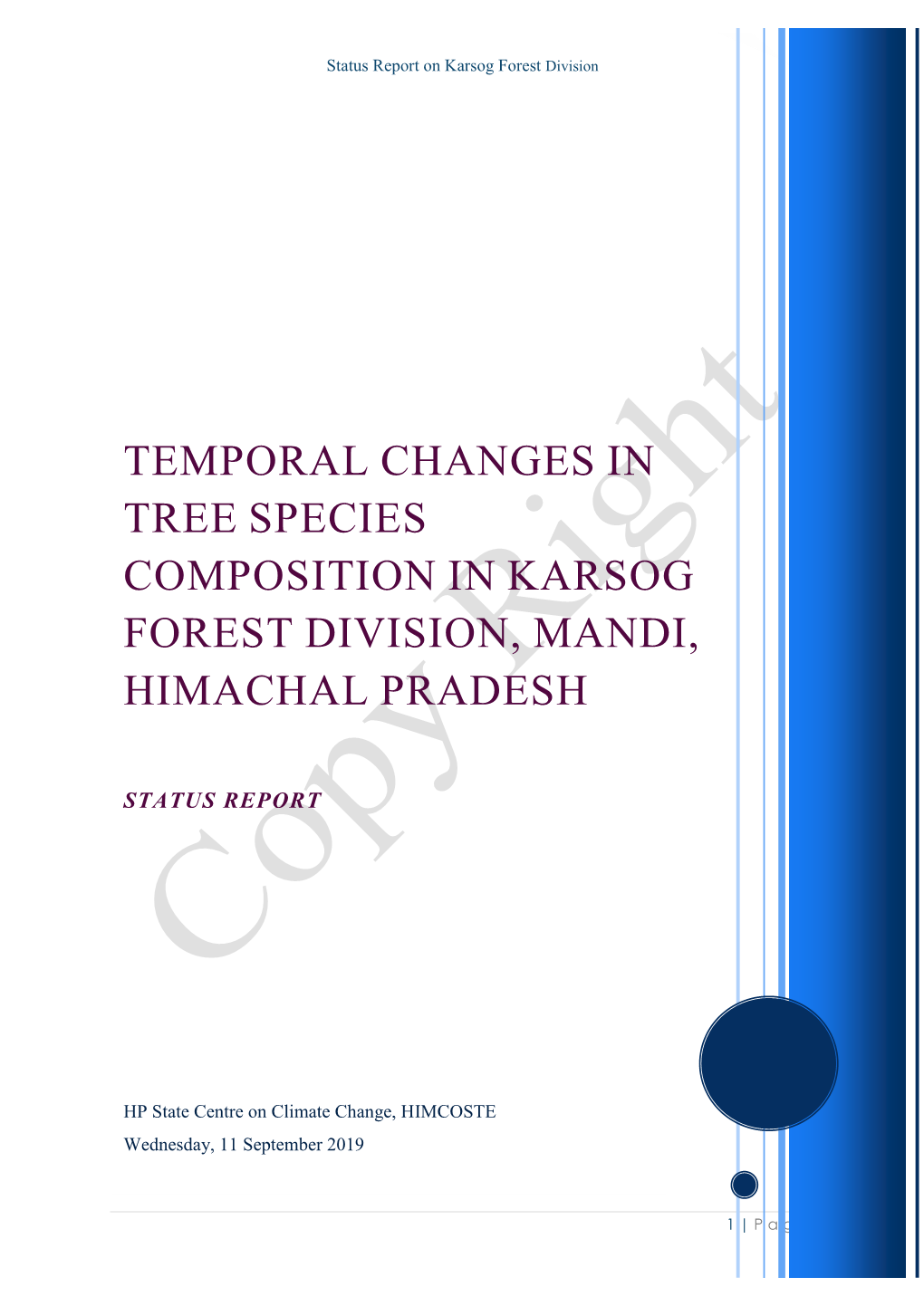Karsog Forest Division, Mandi, Himachal Pradesh
