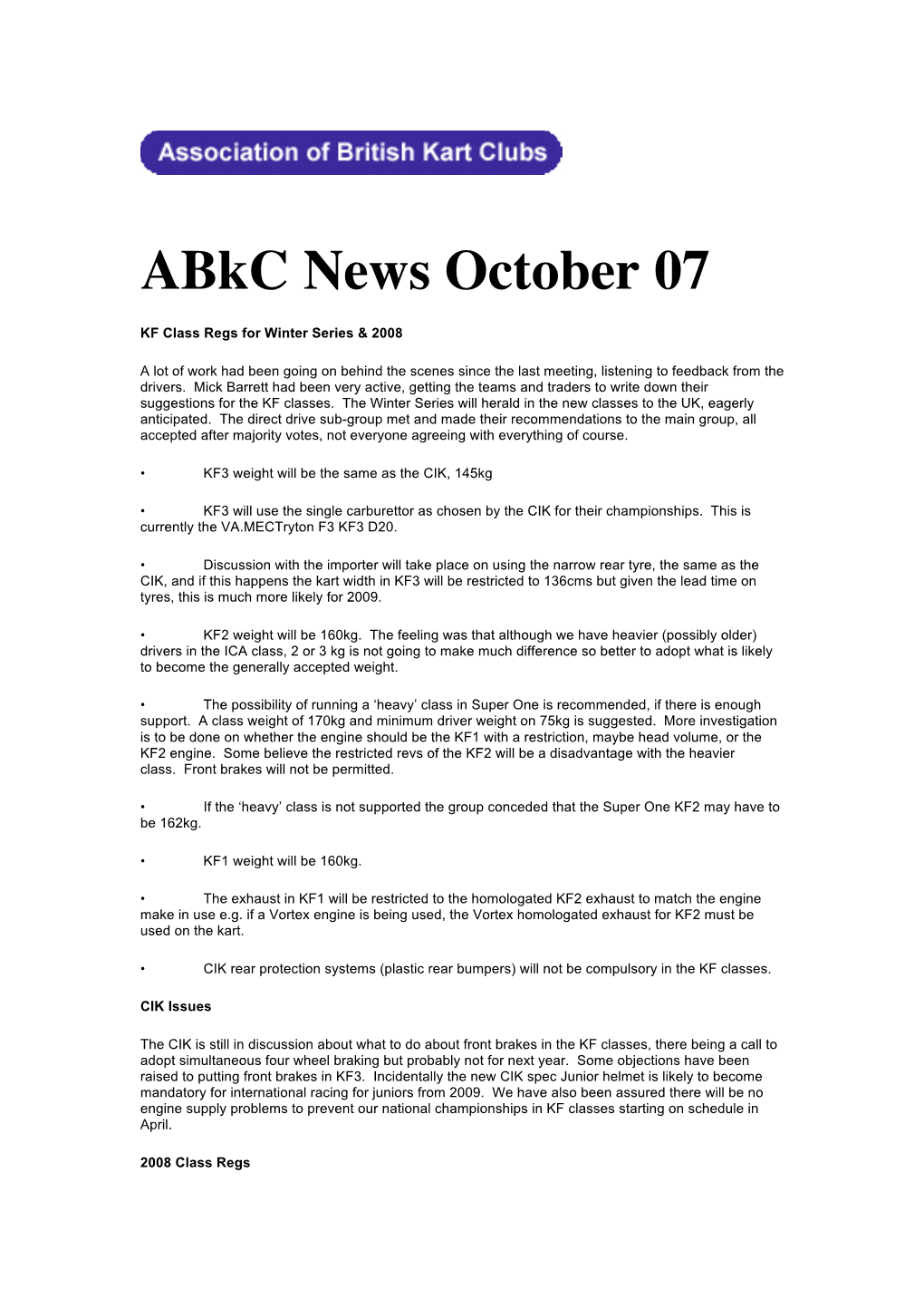 Abkc News October 07