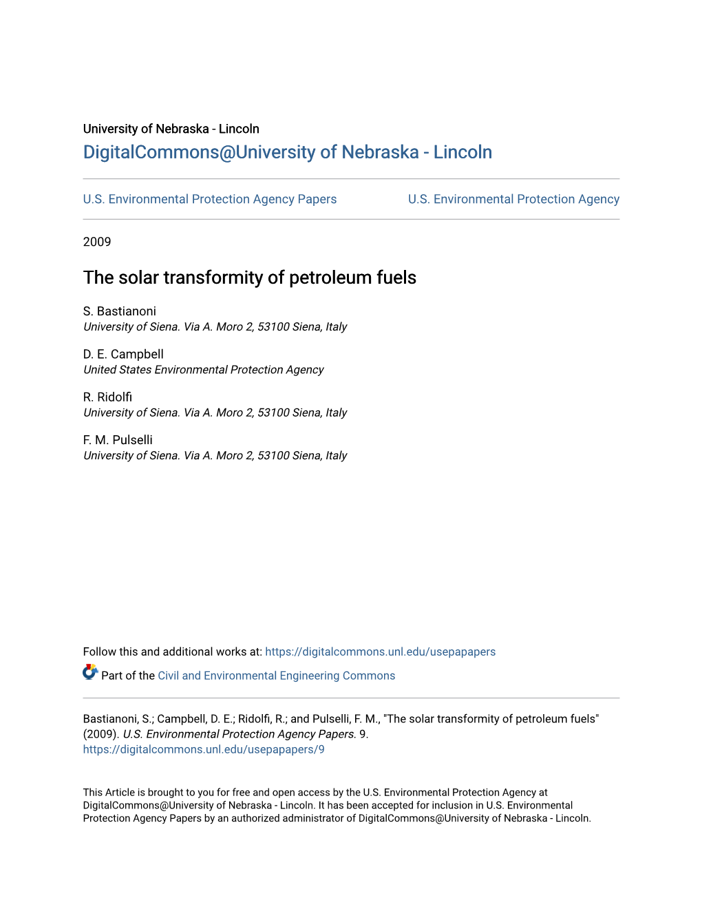 The Solar Transformity of Petroleum Fuels