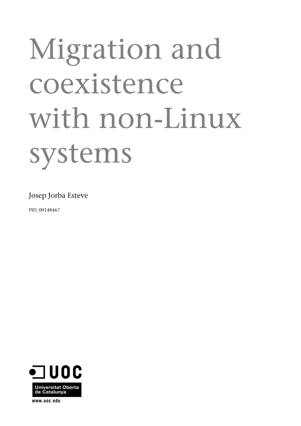 Advanced Administration of the Gnulinux Operating System
