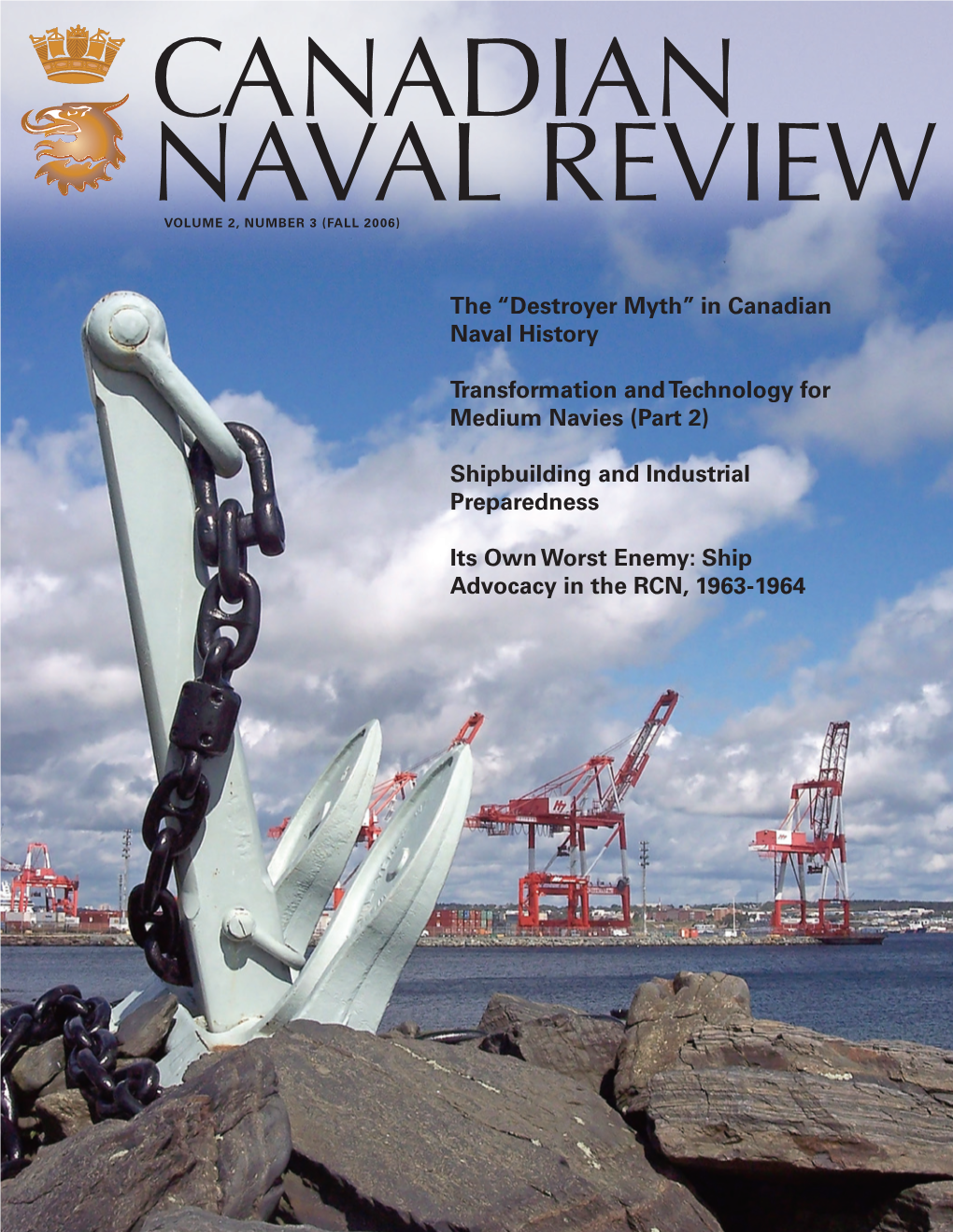 Destroyer Myth” in Canadian Naval History