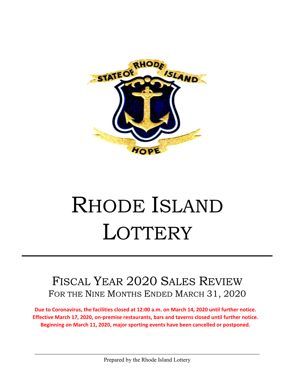 Rhode Island Lottery