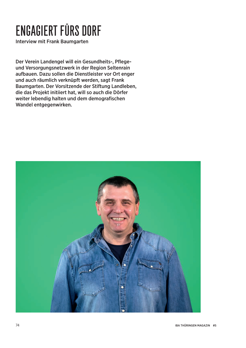 Geht Es Zum Original-Auszug Aus Dem IBA-Magazin