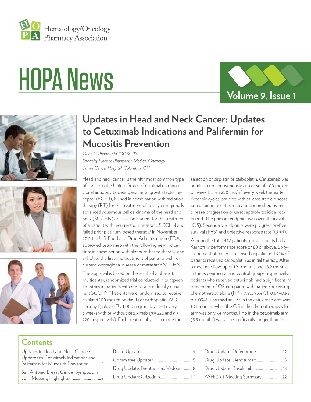 HOPA News Volume 9, Issue 1
