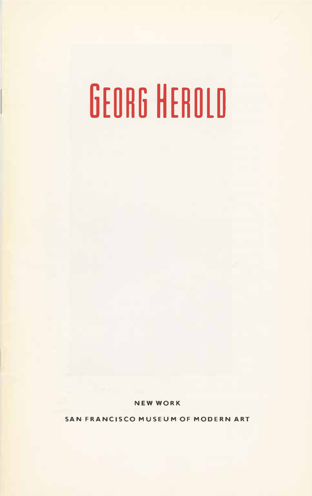 New Work: Georg Herold