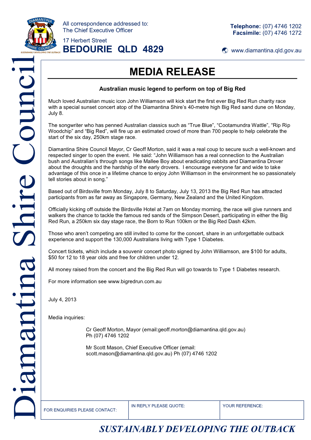 077-Media Release-Big Red