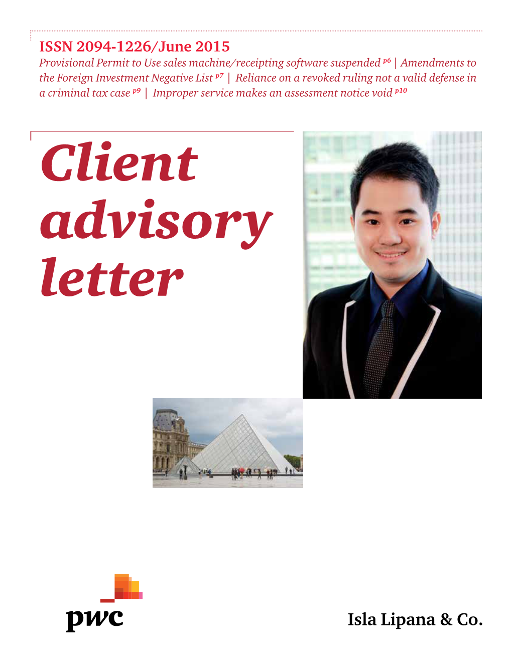 Client Advisory Letter