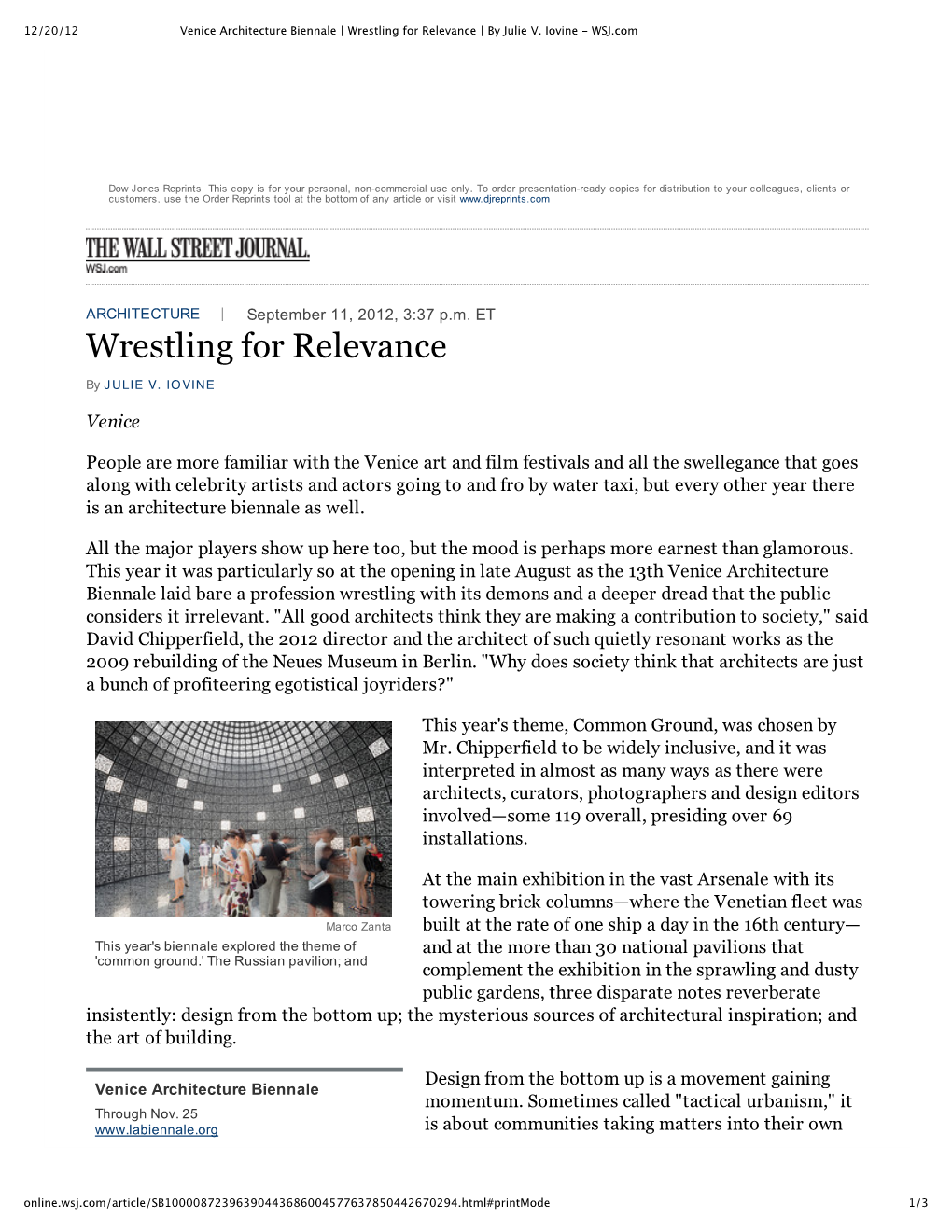 Wrestling for Relevance | by Julie V
