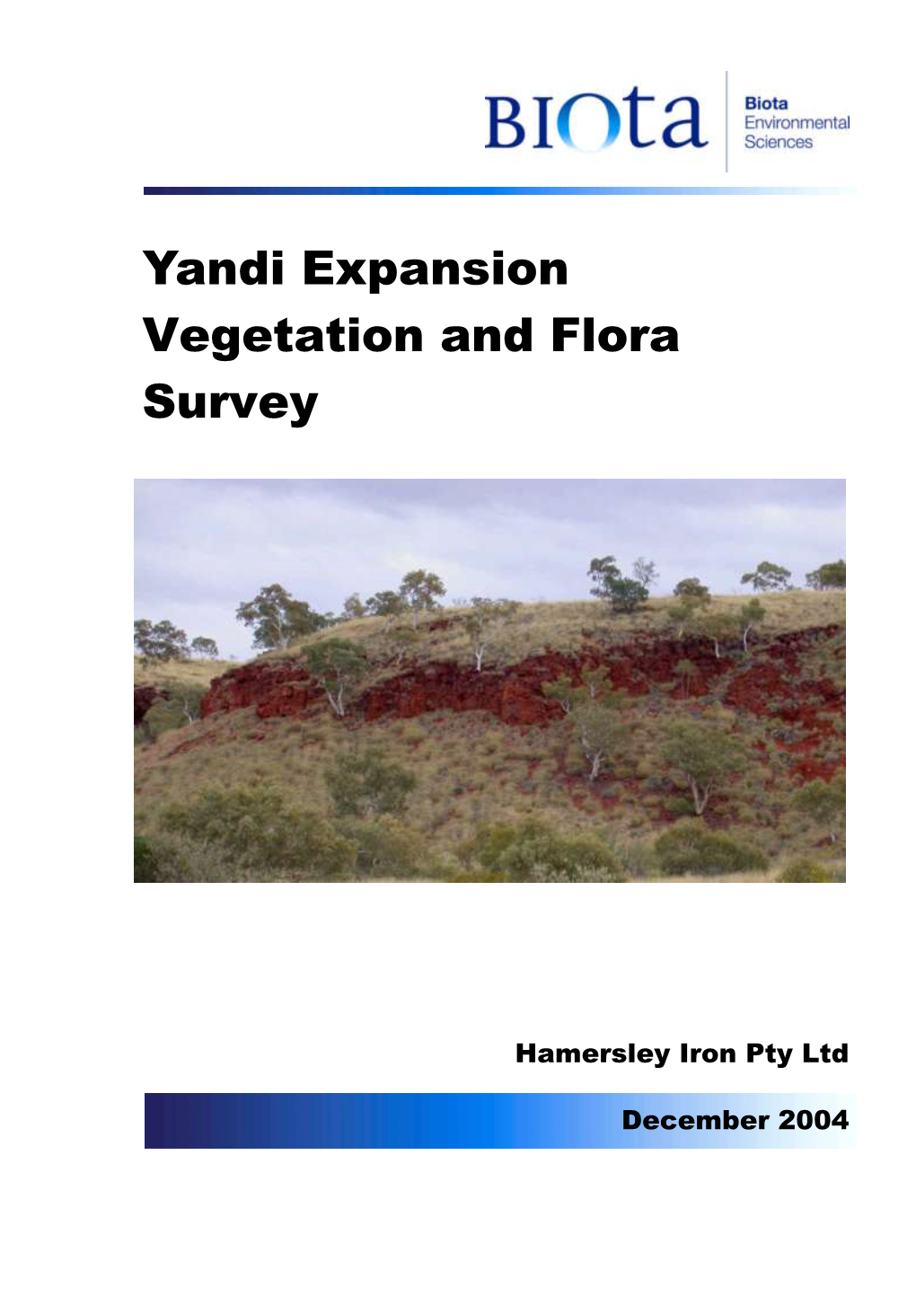 Yandi Expansion Vegetation and Flora Survey