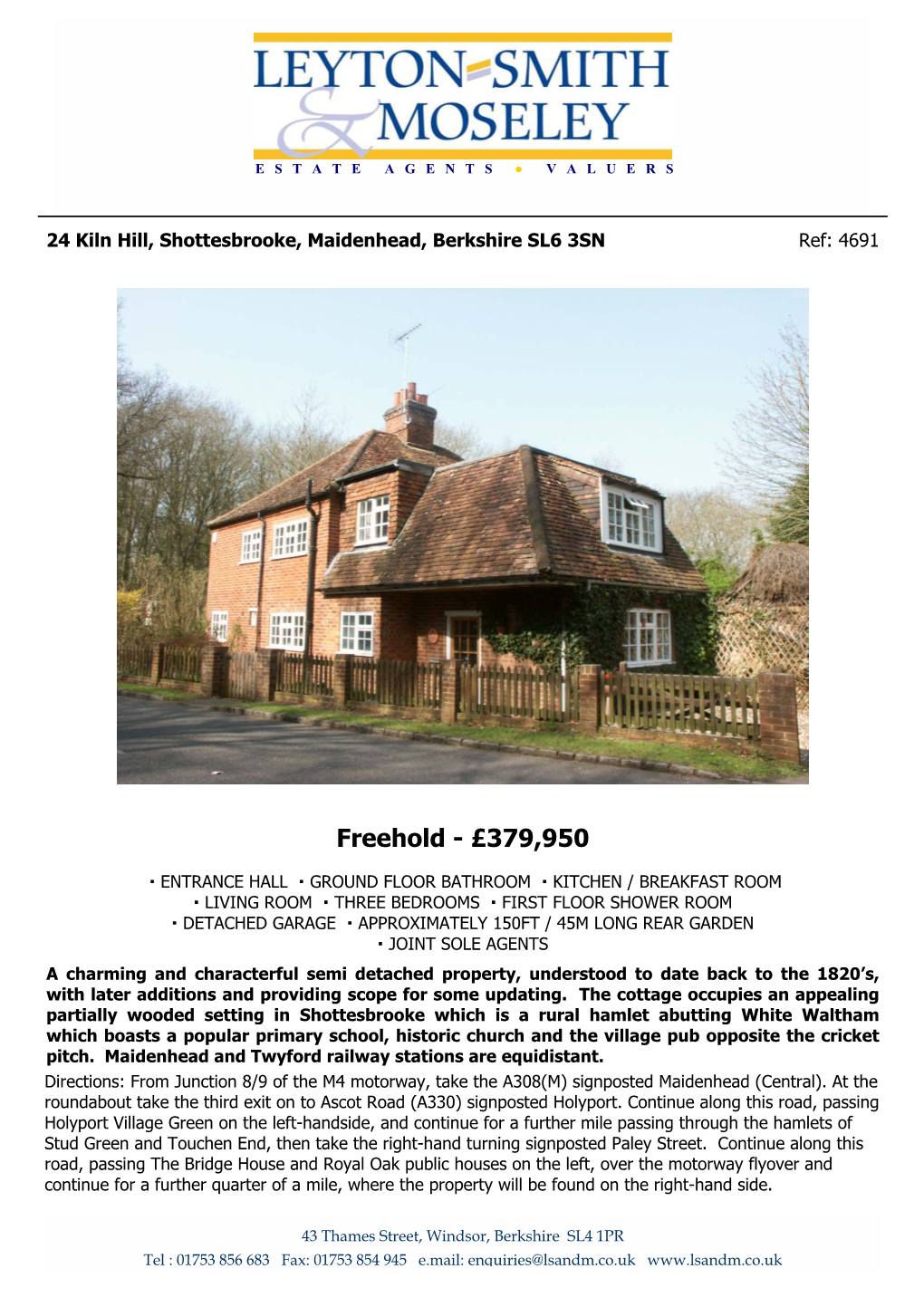 Freehold - £379,950