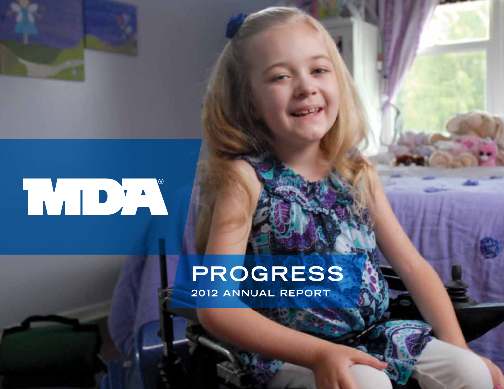 Progress 2012 Annual Report Dear Friends