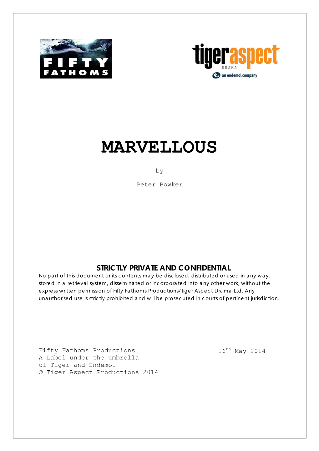 MARVELLOUS By