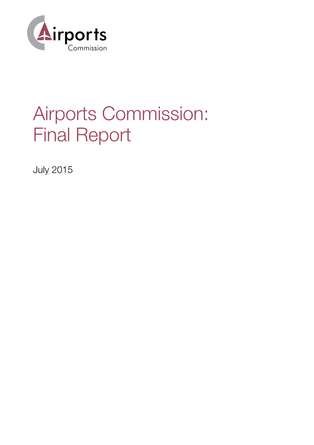 Airports Commission: Final Report