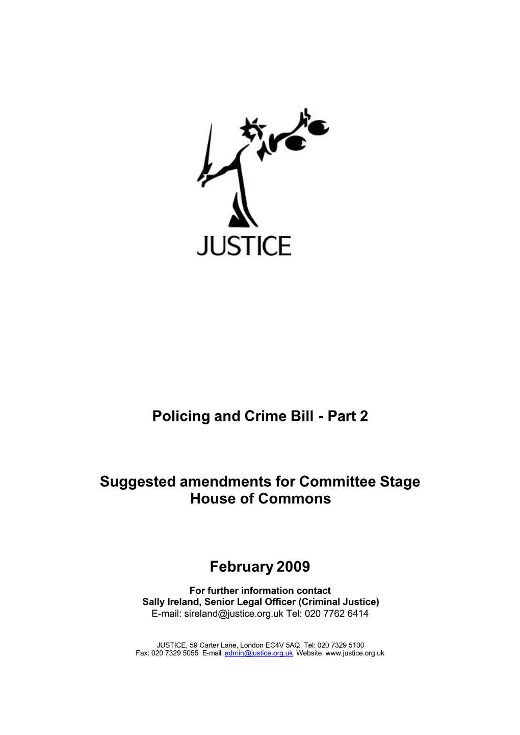 Policing and Crime Bill HCCS Part 2