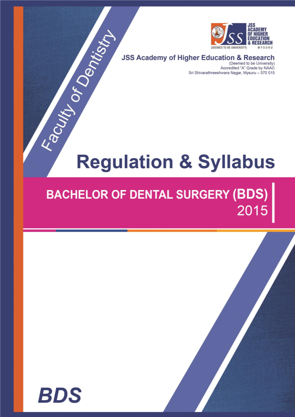 Dental Syllabus Book 2018