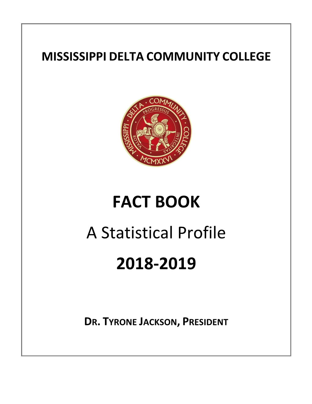 MDCC FACT BOOK 2018-19 | Introduction