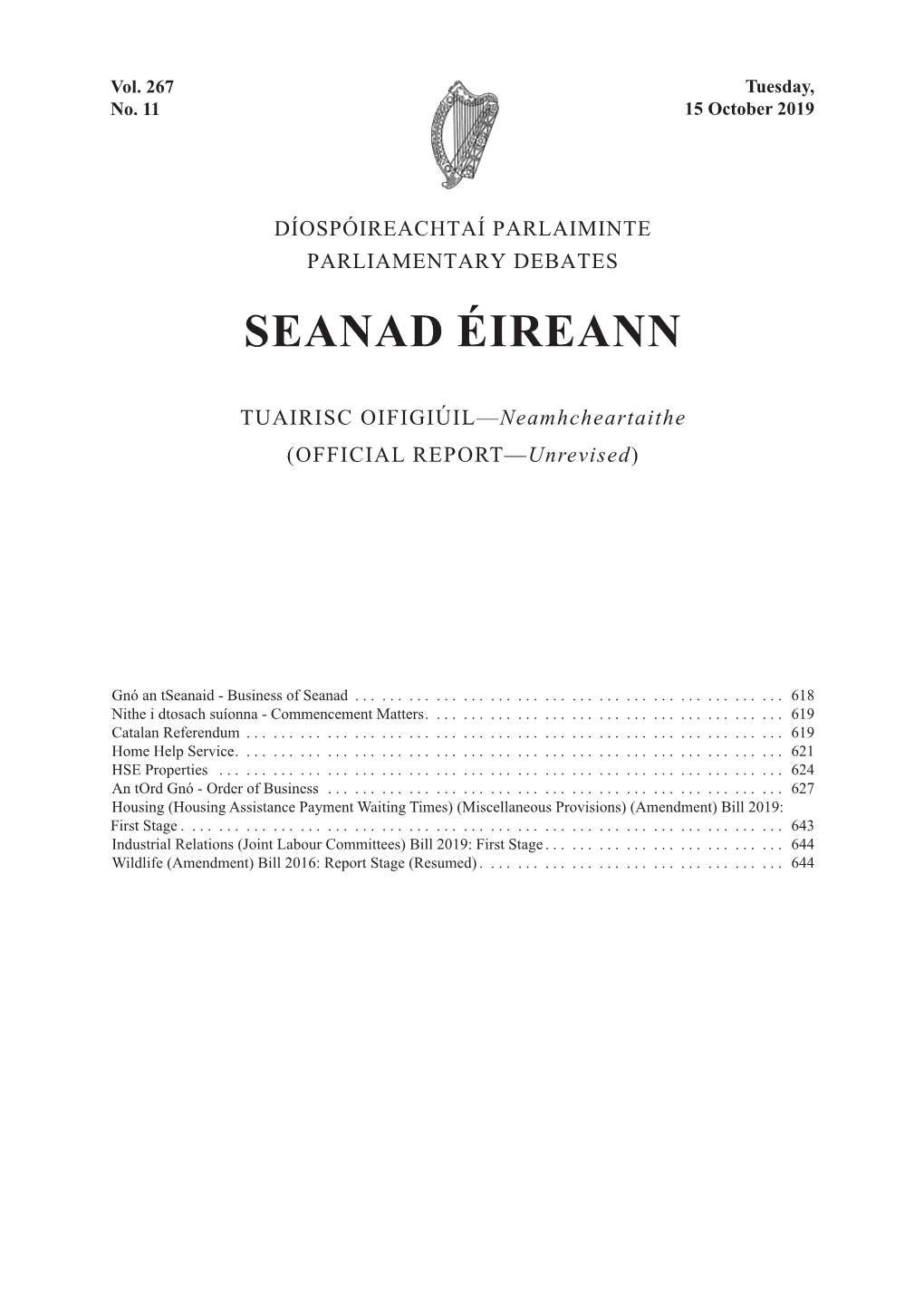 Seanad Éireann