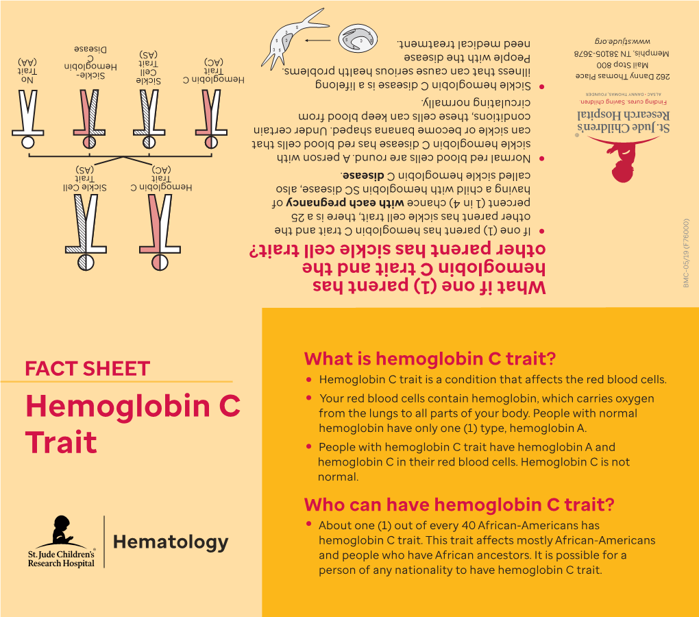 Fact Sheet: Hemoglobin C Trait