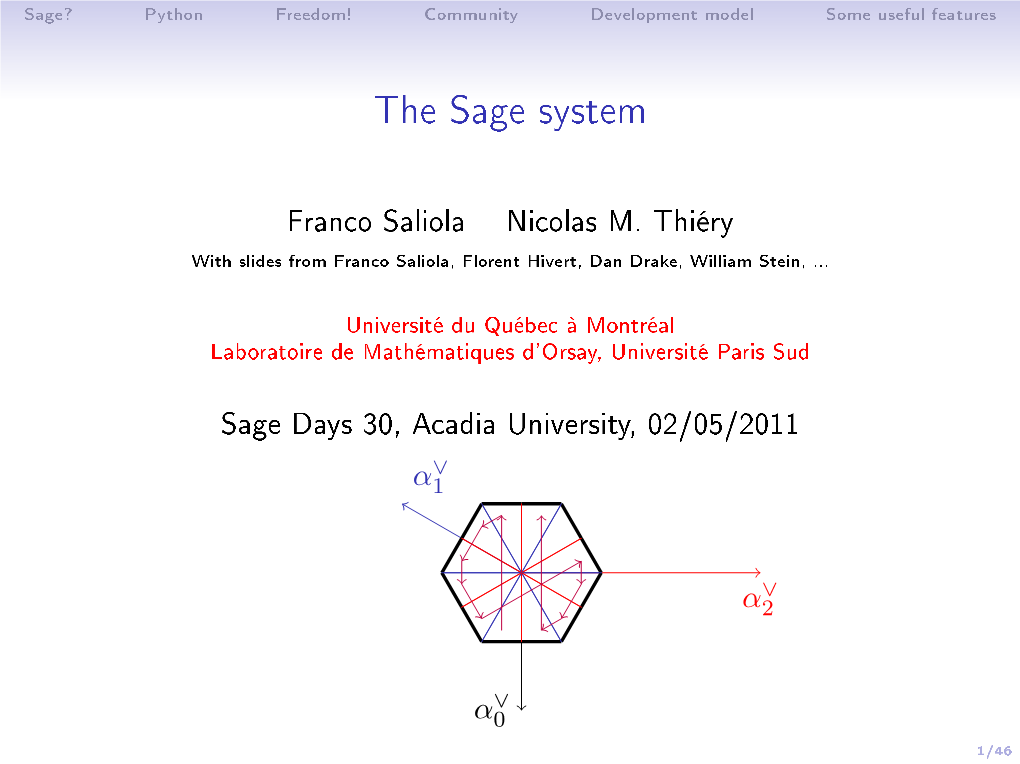 The Sage System